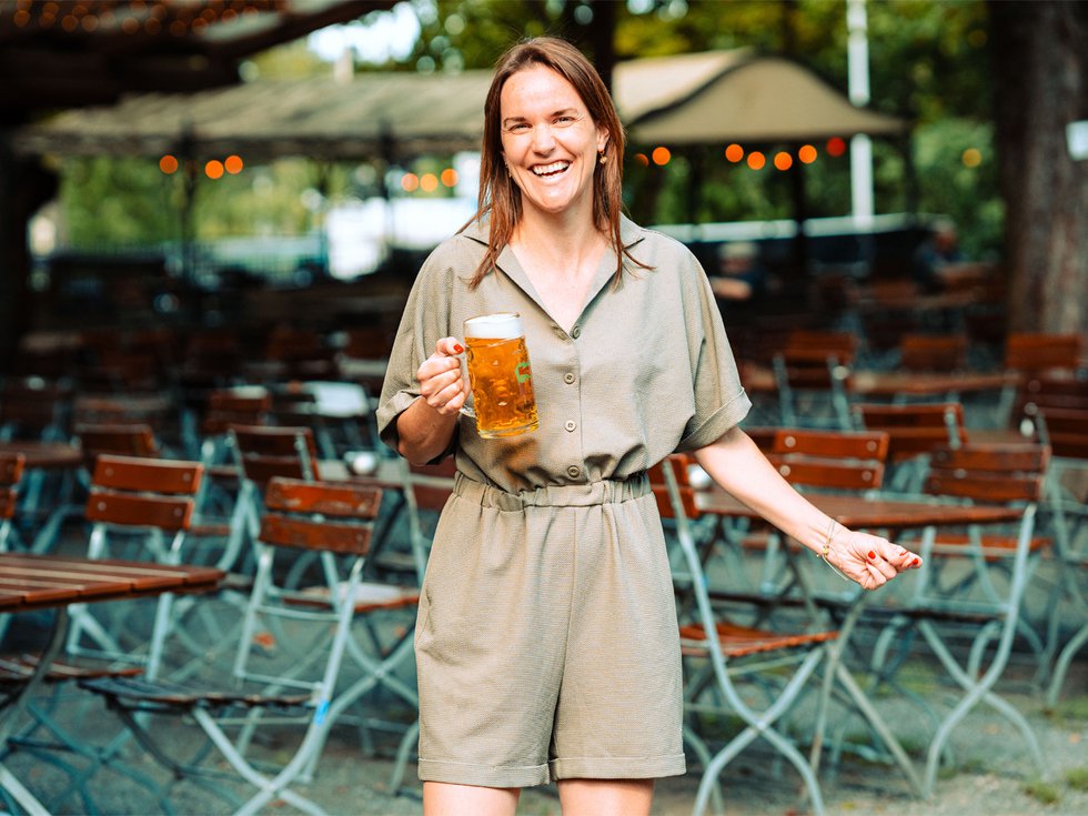 Eva Katsiris, Biergarten Darmstadt